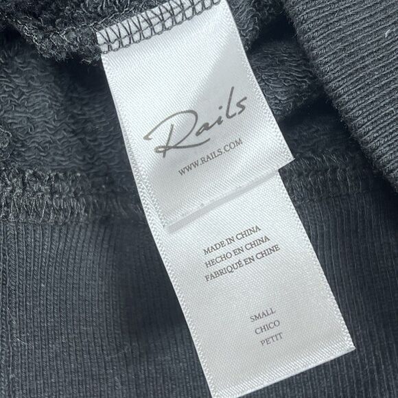 Rails Sweater Womens Small Black Ramona Star Embroidered Pullover Long Sleeve - Picture 9 of 11